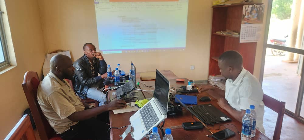 Equipe d'analyse sur le projet